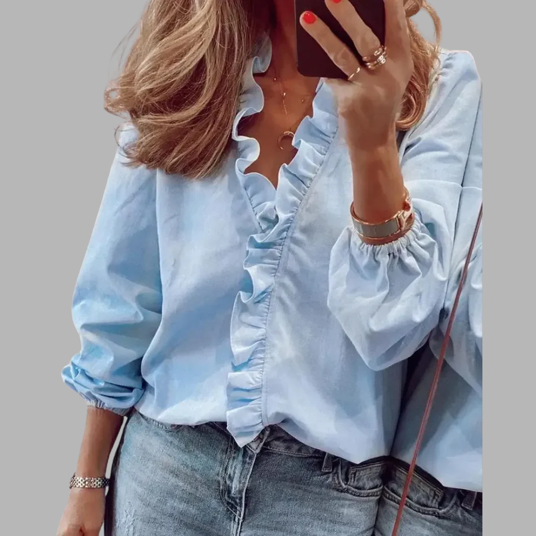 VOREALO | Blusa Elegante con Ondas  < Marien >
