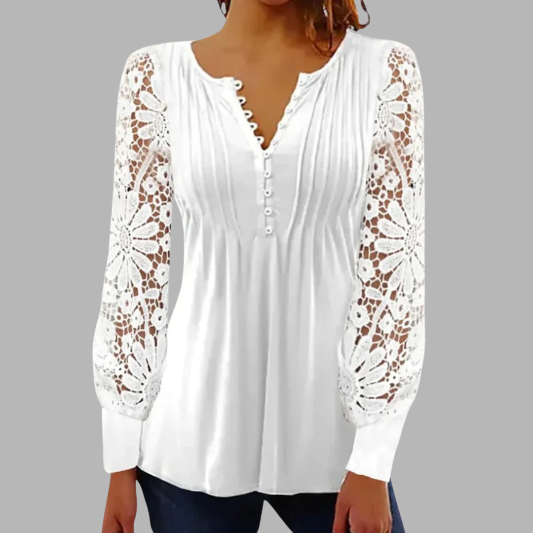VOREALO | Blusa Sofisticada Manga Larga < Mariana >