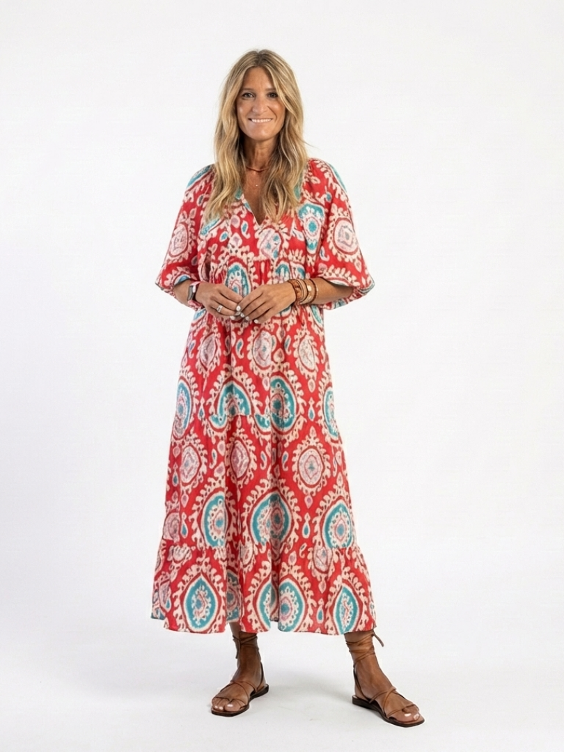 VOREALO | Vestido Estampado Mandela < Adara >