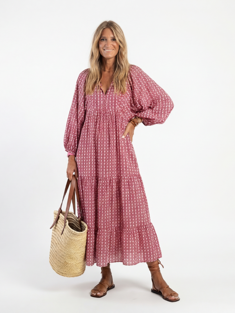 VOREALO | Vestido Estampado Geométrico < Amara >