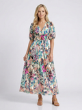 VOREALO | Vestido Muticolor Hojas < Chiara >