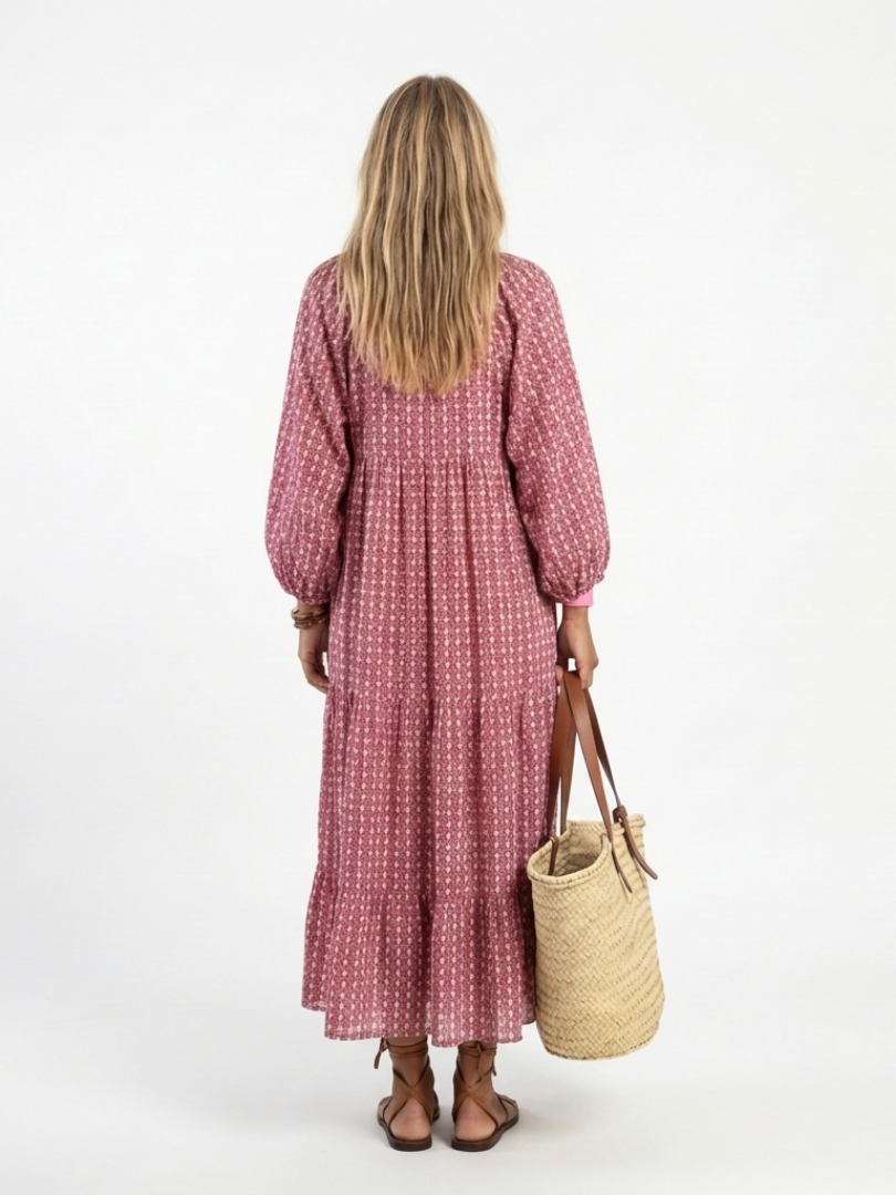 VOREALO | Vestido Estampado Geométrico < Amara >