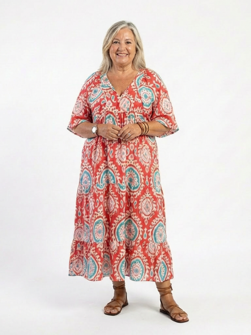VOREALO | Vestido Estampado Mandela < Adara >