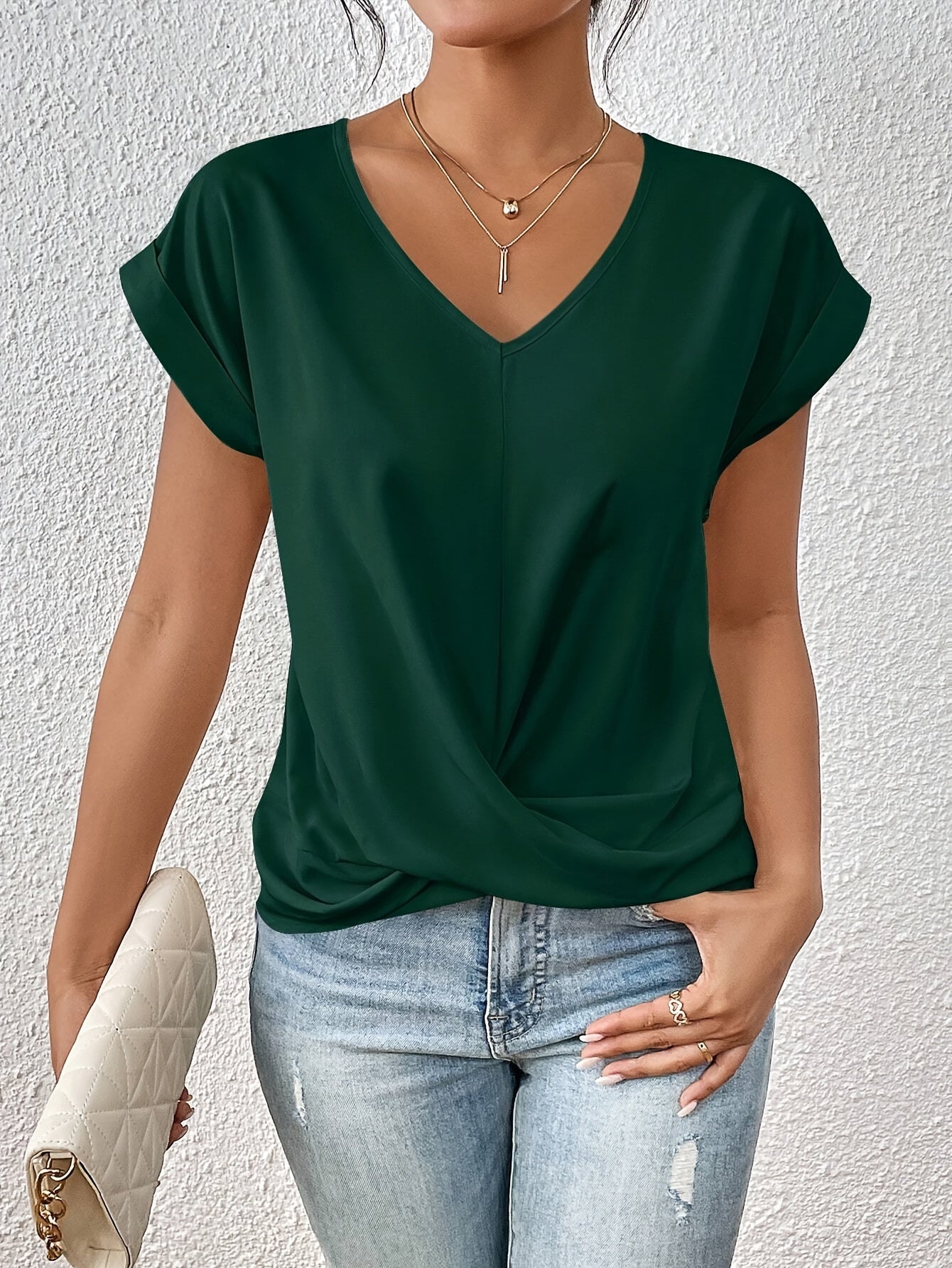 VOREALO | Blusa Manga Corta Veraniega < Indara >