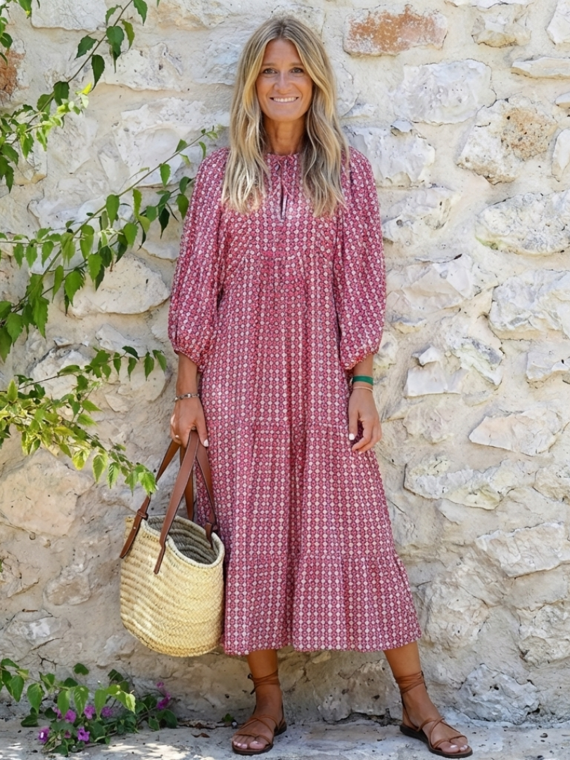 VOREALO | Vestido Estampado Geométrico < Amara >