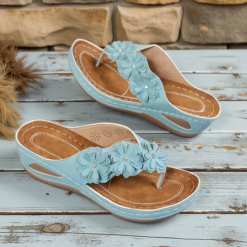 VOREALO | Sandalias Confort Florales < Élora >