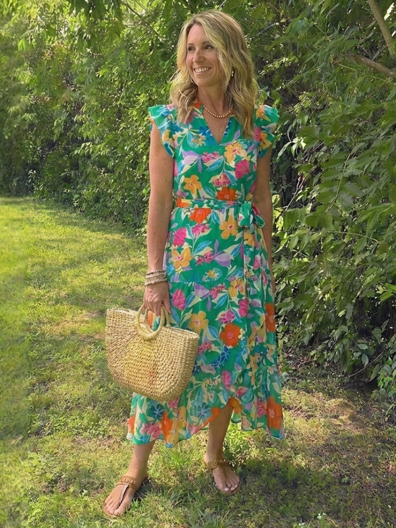 VOREALO | Vestido Largo Estampado Floral < Lila >