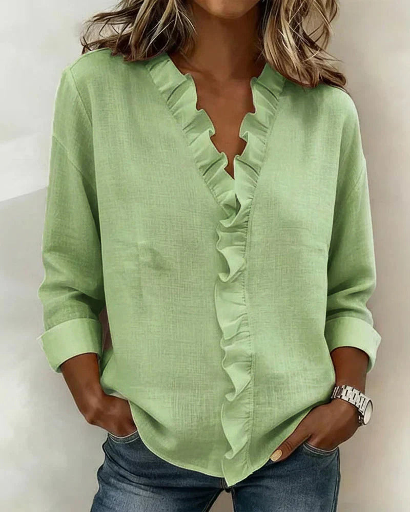 VOREALO | Blusa Con Volantes < Susan >