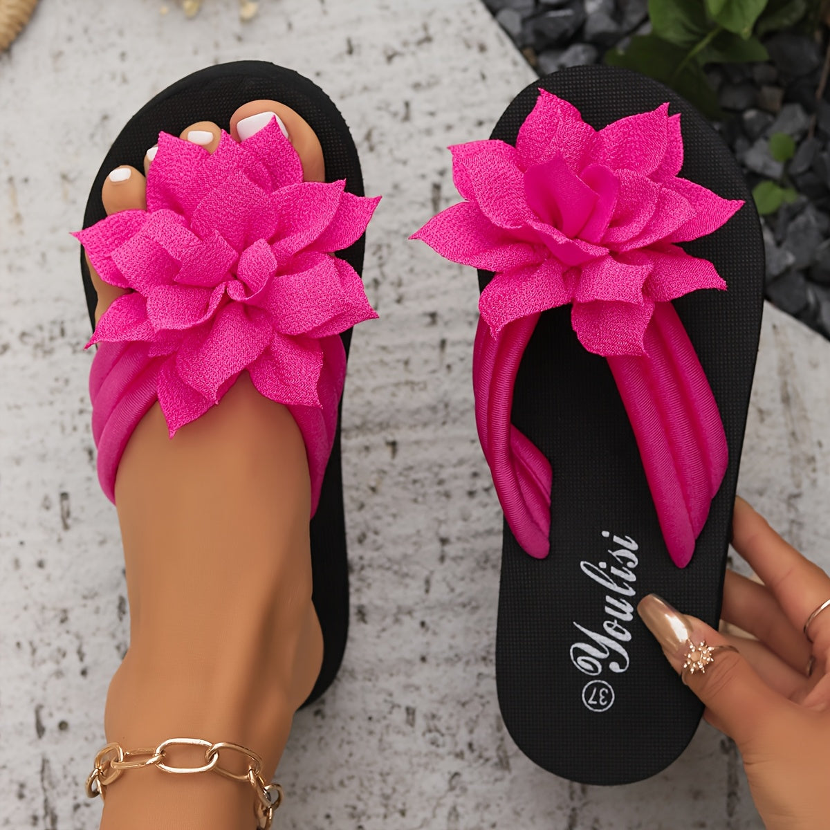 VOREALO | Sandalias Flor Elegante < Livia >