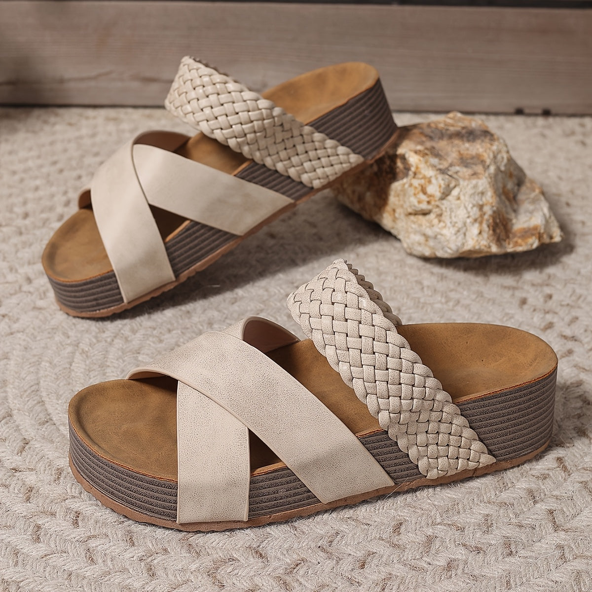 VOREALO | Sandalias Elegancia Trenzada
