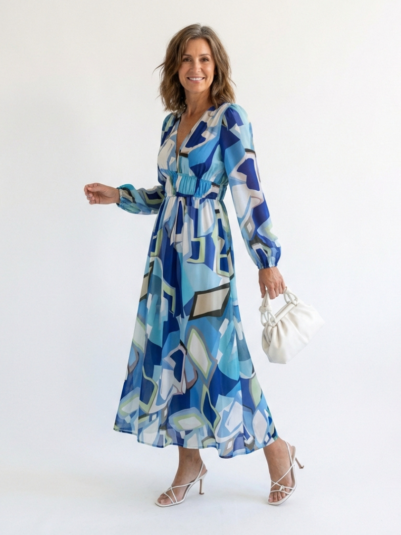 VOREALO | Vestido Largo Estampado Floral < Athenea >