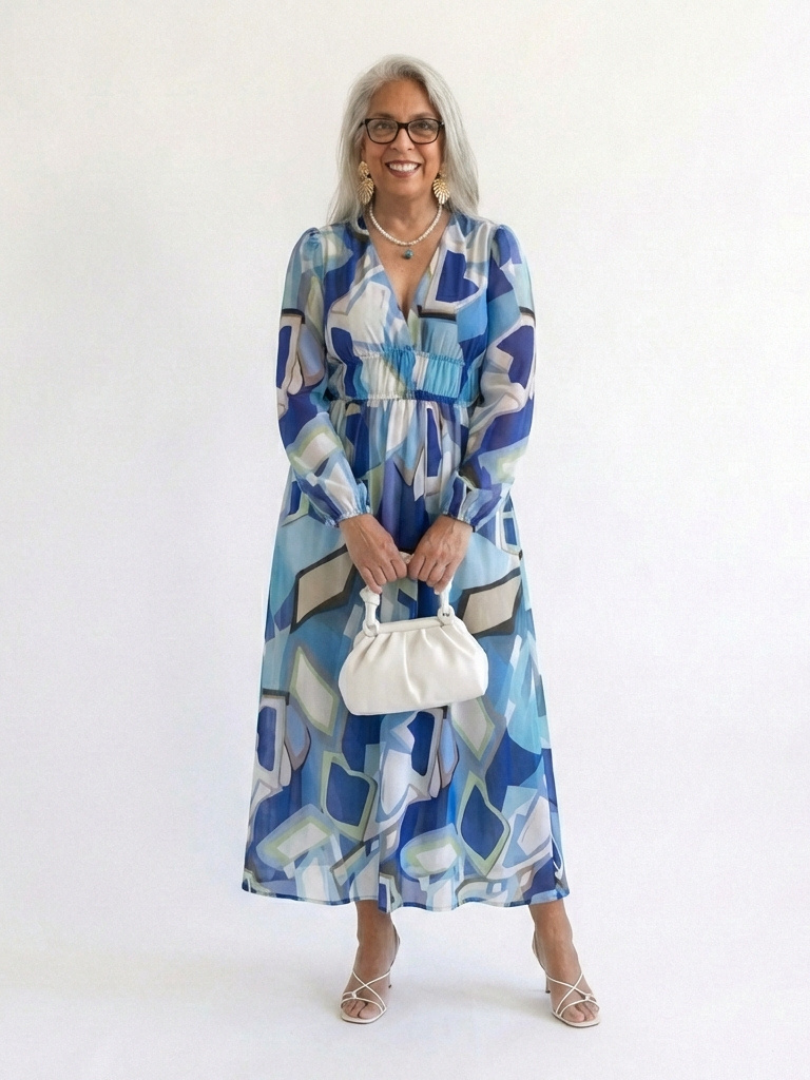 VOREALO | Vestido Largo Estampado Floral < Athenea >