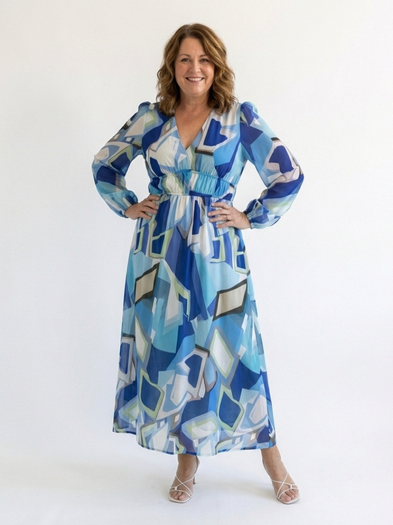 VOREALO | Vestido Largo Estampado Floral < Athenea >
