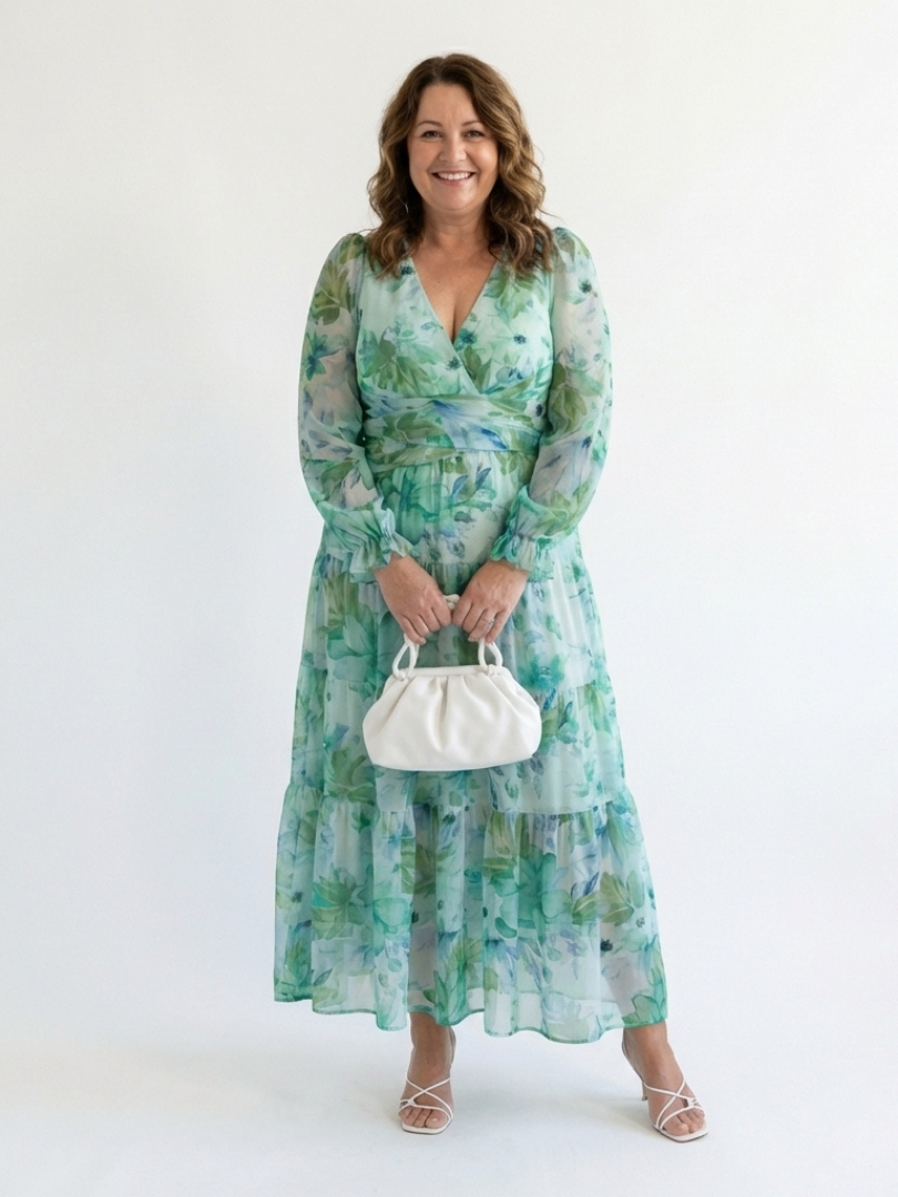 VOREALO | Vestido Largo Estampado Floral < Athenea >