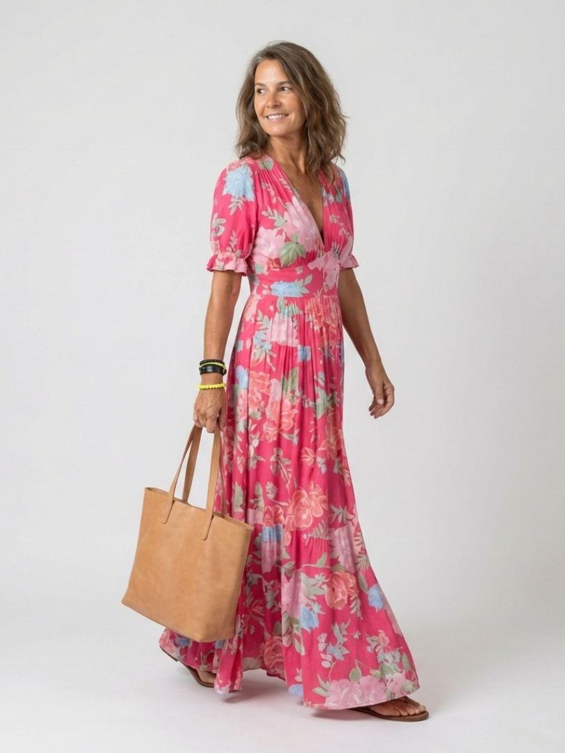 VOREALO | Vestido Largo Floral < Mara >