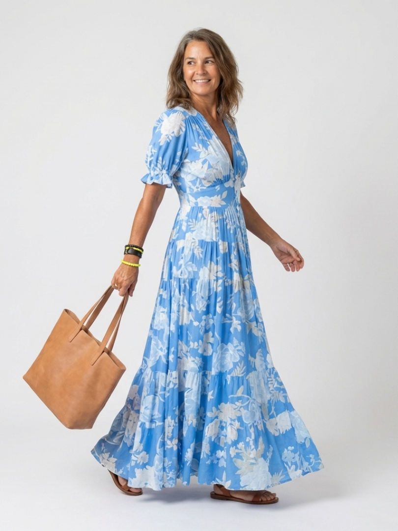 VOREALO | Vestido Largo Floral < Mara >
