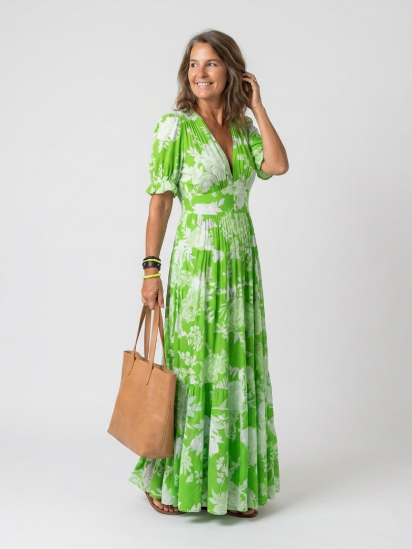 VOREALO | Vestido Largo Floral < Mara >