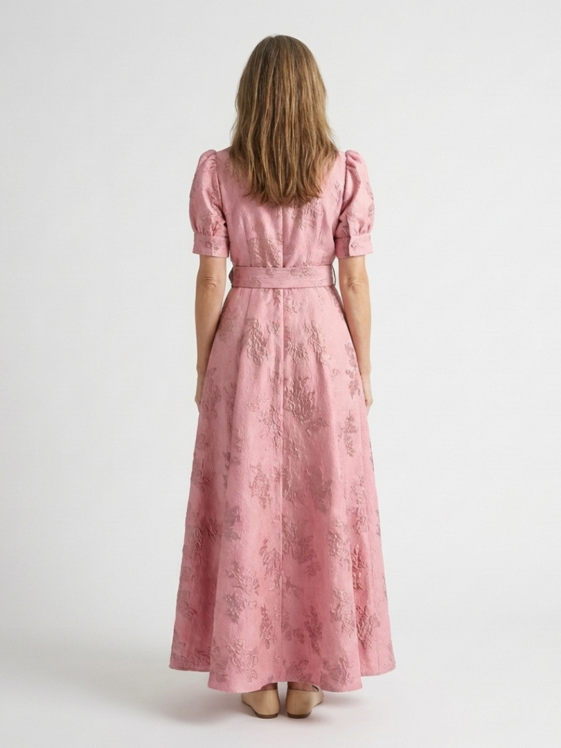 VOREALO | Vestido Camisa Largo Floral < Bahiana >
