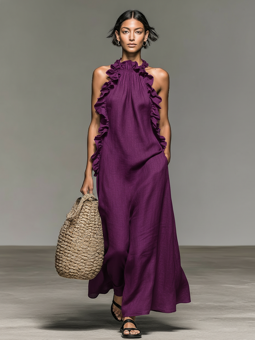 VOREALO | Vestido Elegante Volantes < Lorena >