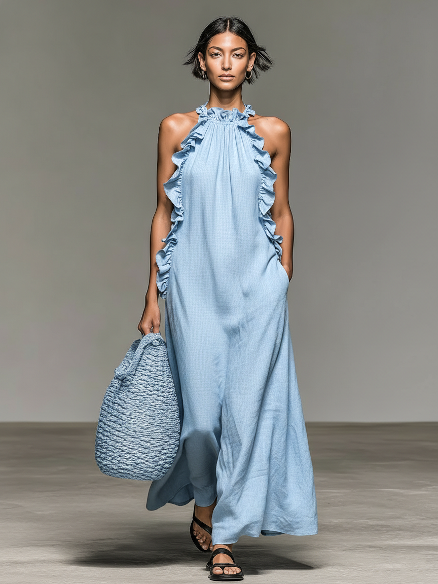 VOREALO | Vestido Elegante Volantes < Lorena >