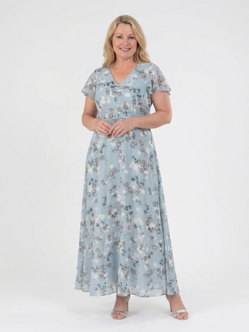 VOREALO | Vestido Largo Estampado Floral < Amalia >