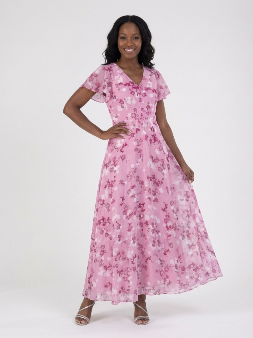 VOREALO | Vestido Largo Estampado Floral < Amalia >