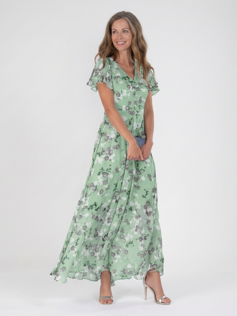 VOREALO | Vestido Largo Estampado Floral < Amalia >