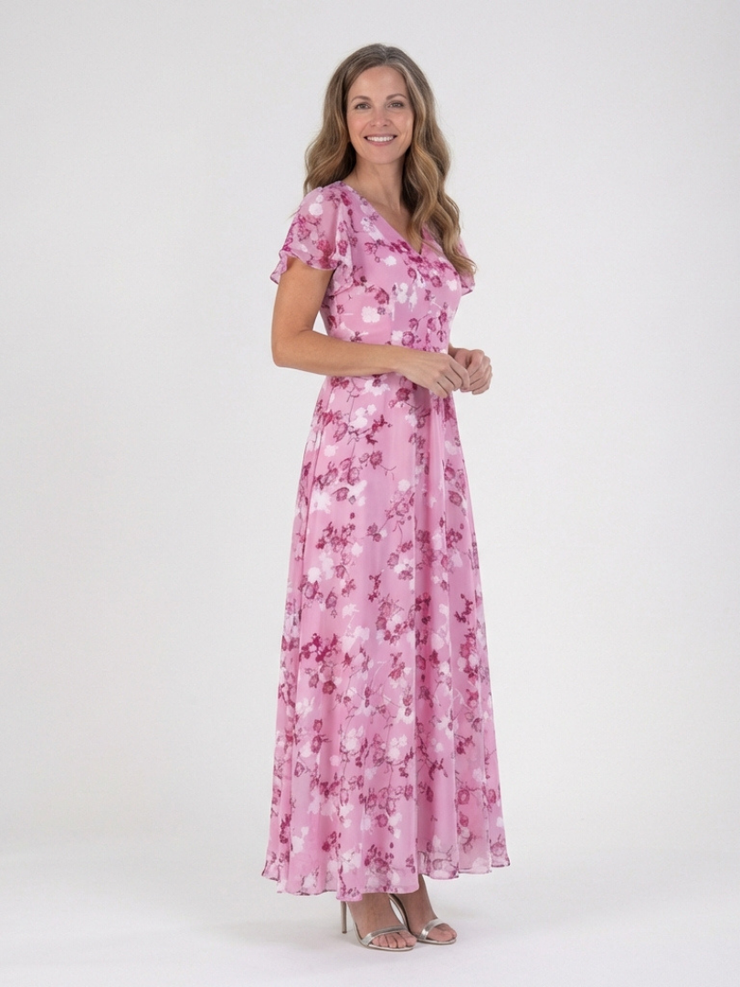 VOREALO | Vestido Largo Estampado Floral < Amalia >