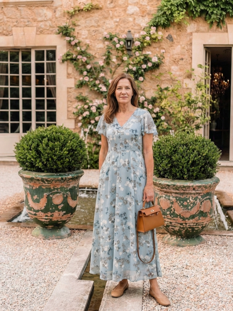 VOREALO | Vestido Largo Estampado Floral < Amalia >