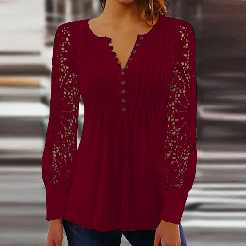VOREALO | Blusa Sofisticada Manga Larga < Mariana >