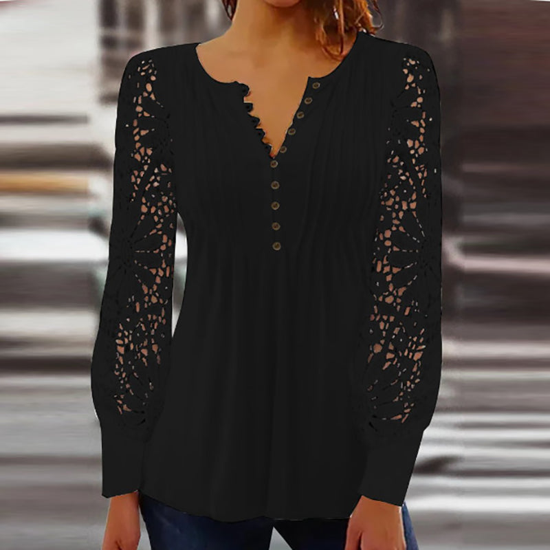 VOREALO | Blusa Sofisticada Manga Larga < Mariana >