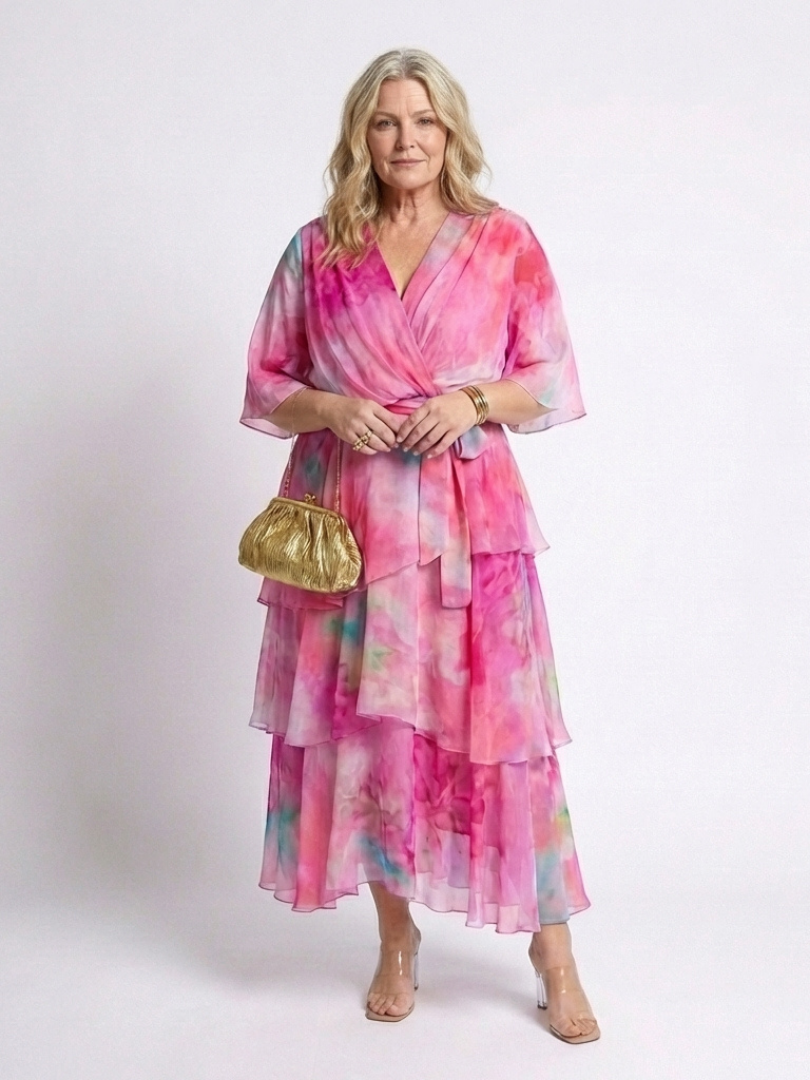 VOREALO | Vestido Largo Ondas < Amapola >