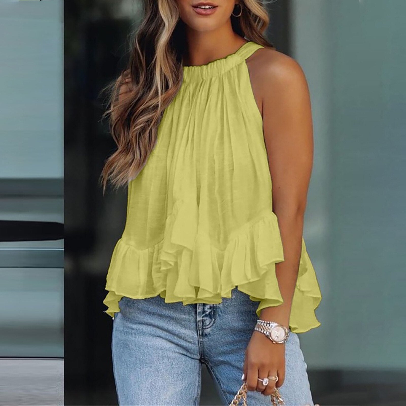 VOREALO | Blusa con Volantes < Karina >
