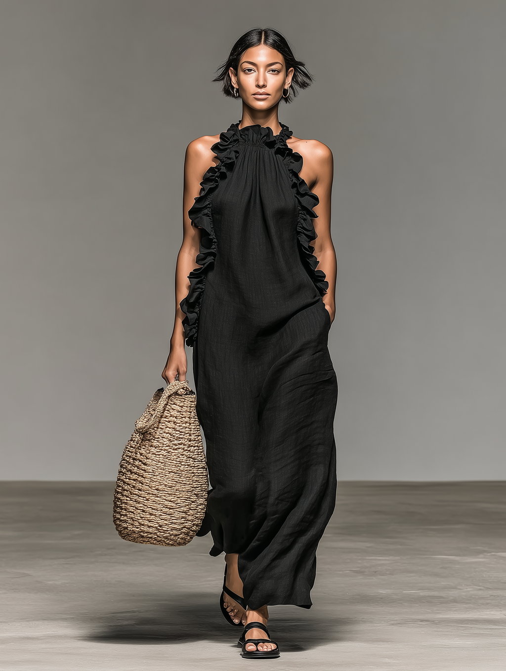 VOREALO | Vestido Elegante Volantes < Lorena >