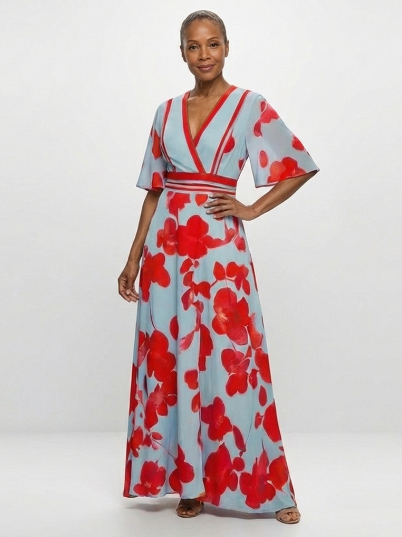 VOREALO | Vestido Largo Floral < Mia >