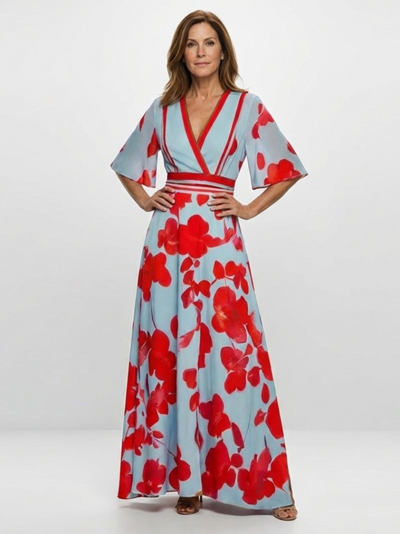 VOREALO | Vestido Largo Floral < Mia >