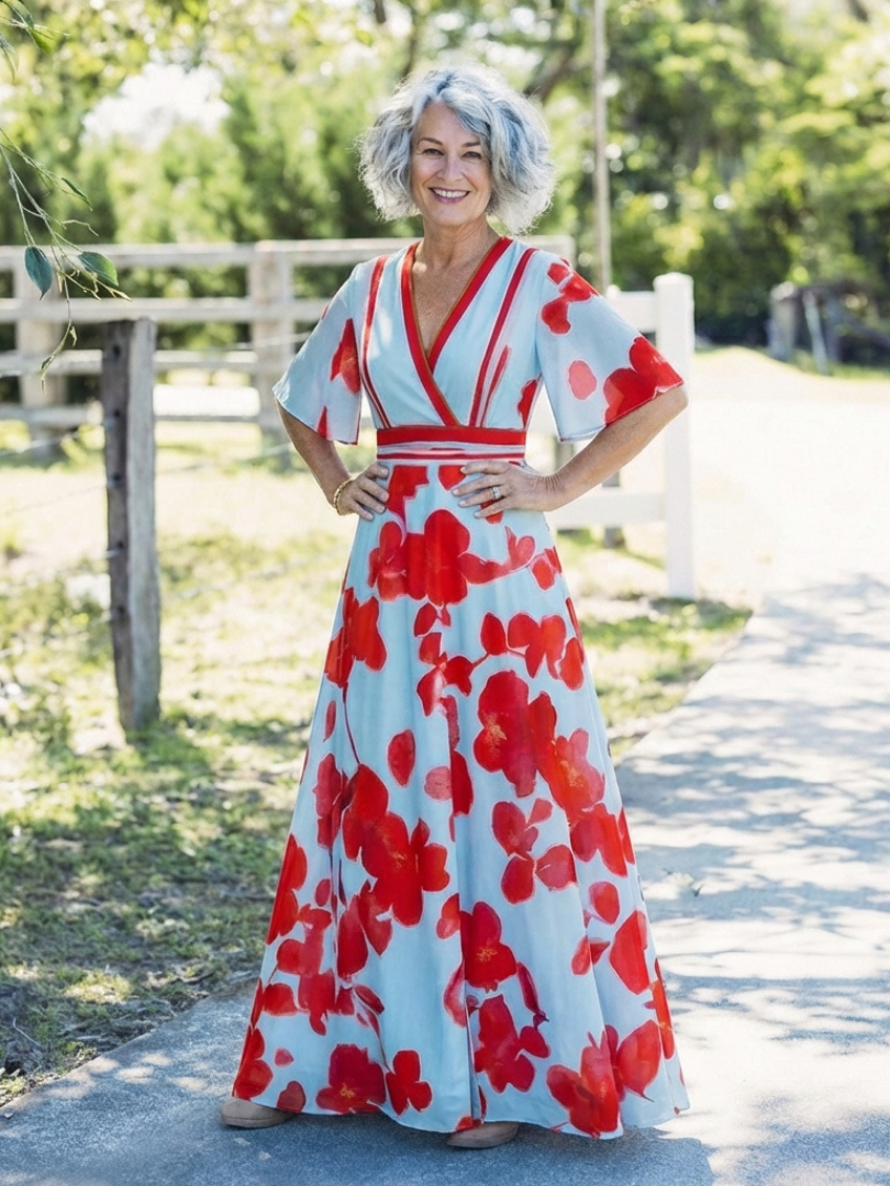 VOREALO | Vestido Largo Floral < Mia >