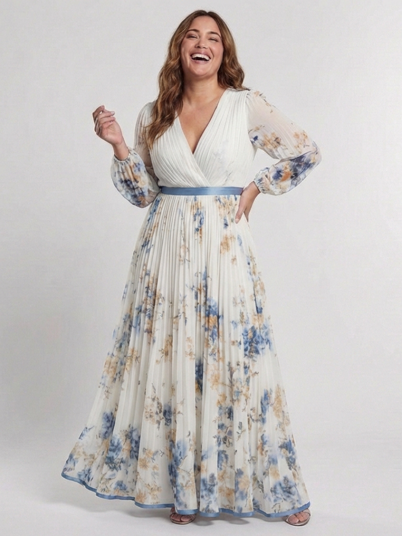 VOREALO | Vestido Largo Floral < Rosario >