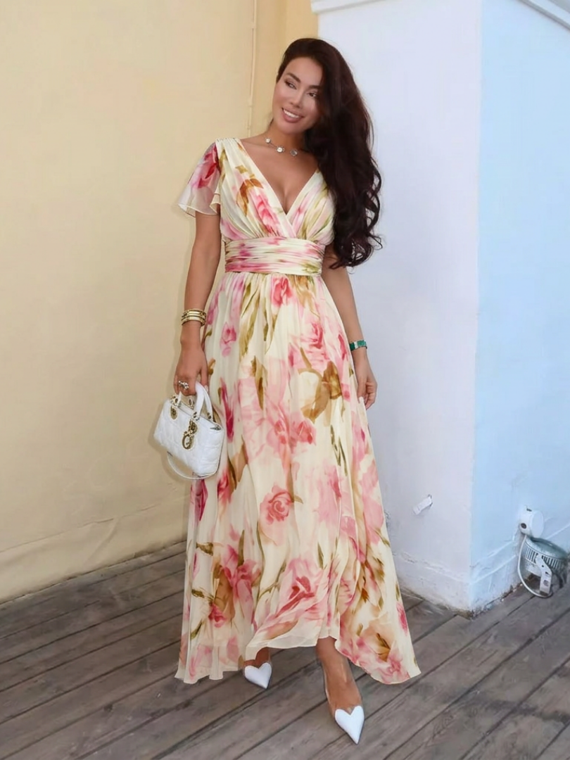 VOREALO | Vestido Largo Floral < Elara >
