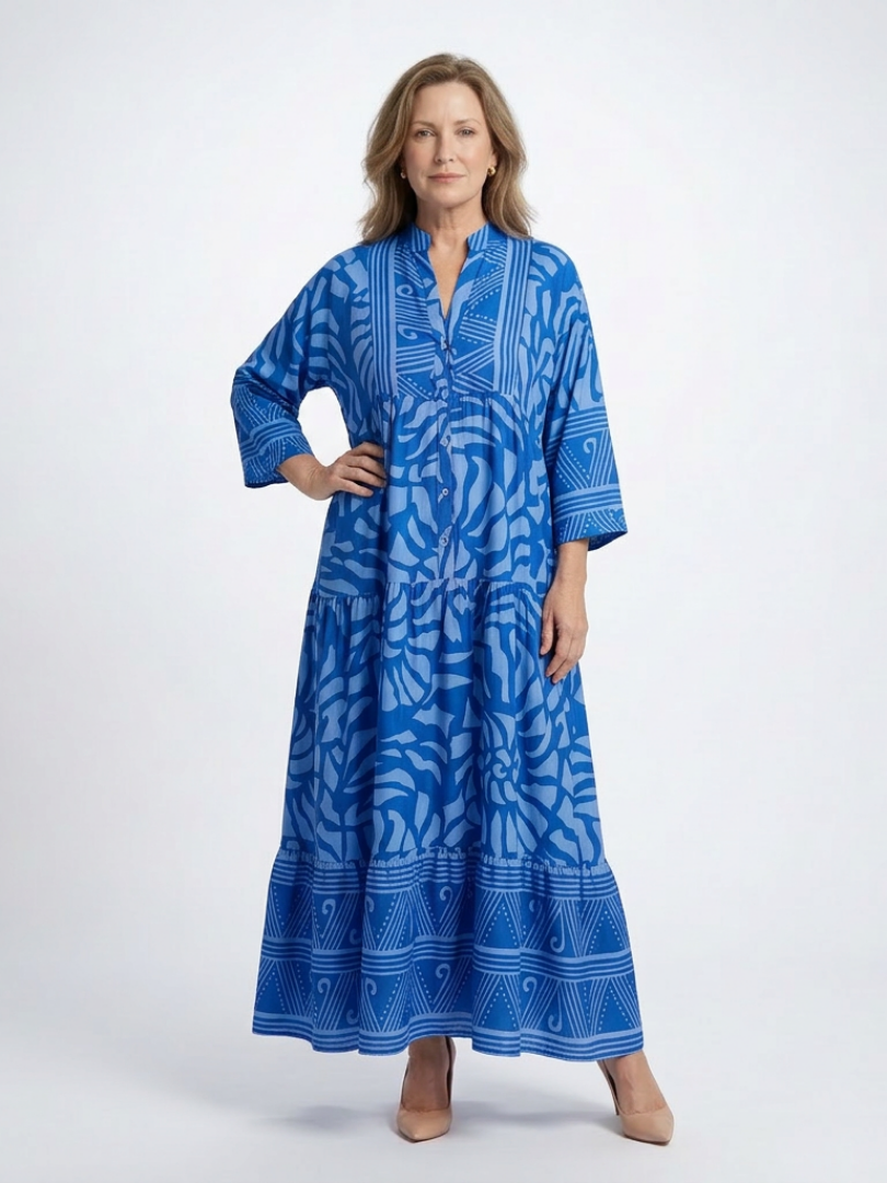 VOREALO | Vestido Largo Tropical < Mariela >