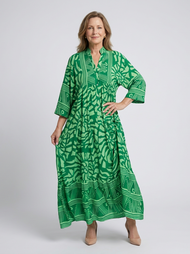 VOREALO | Vestido Largo Tropical < Mariela >