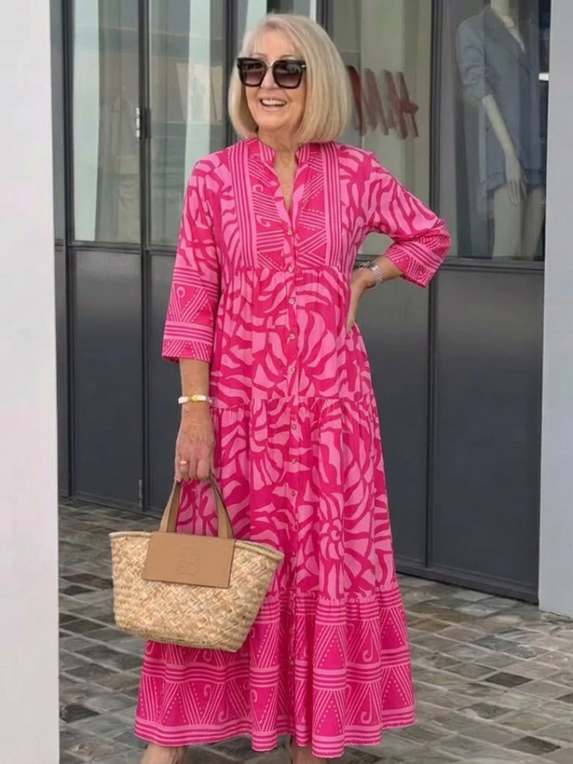 VOREALO | Vestido Largo Tropical < Mariela >