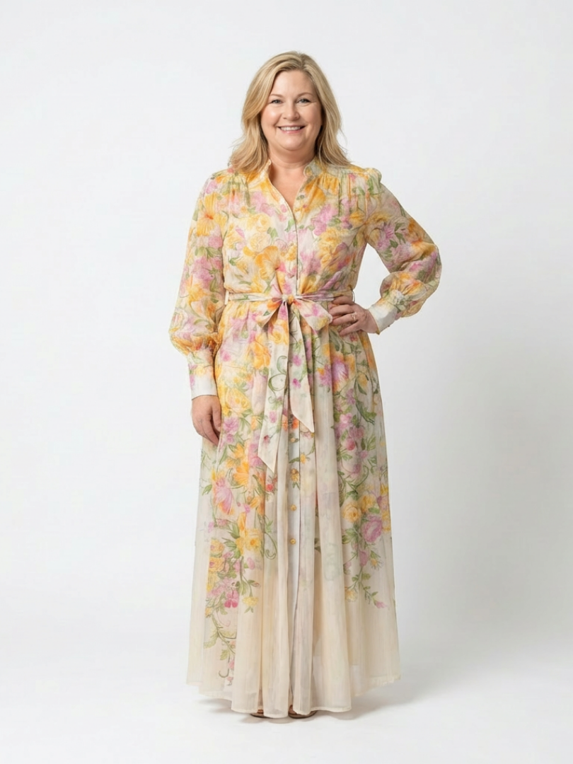 VOREALO | Vestido Largo Floral < Rosanna >