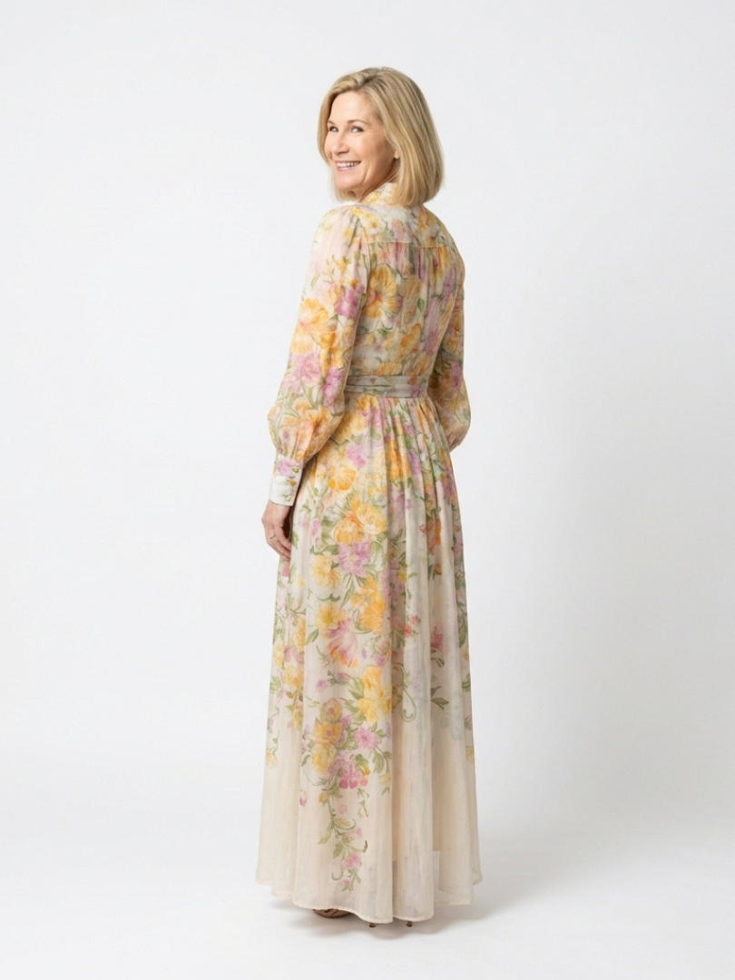 VOREALO | Vestido Largo Floral < Rosanna >