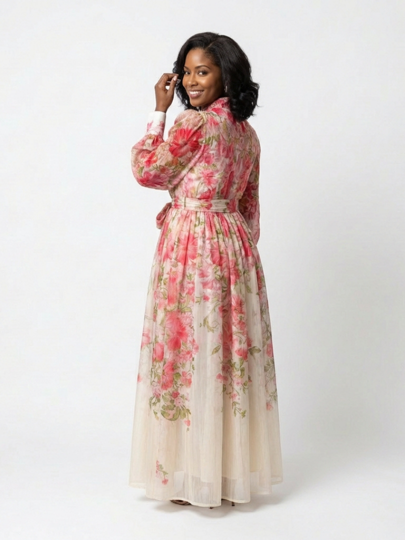 VOREALO | Vestido Largo Floral < Rosanna >