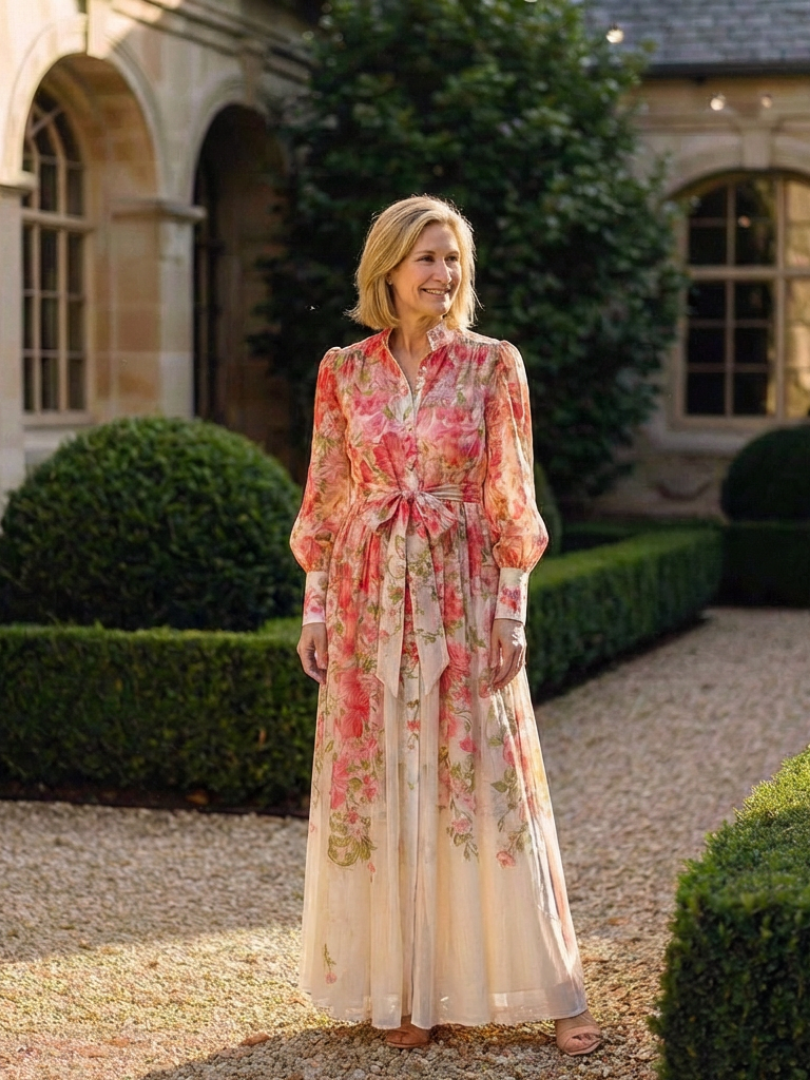 VOREALO | Vestido Largo Floral < Rosanna >