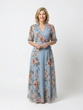 VOREALO | Vestido Azul Floreal < Mar >